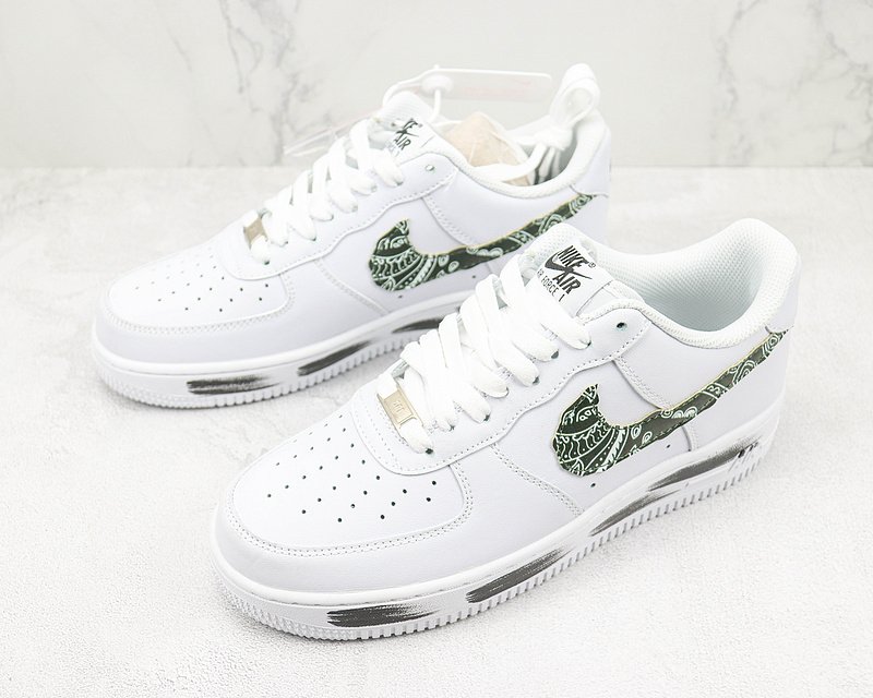 Nike Air Force 1 Low "Paisley/White/Black" фото № 5