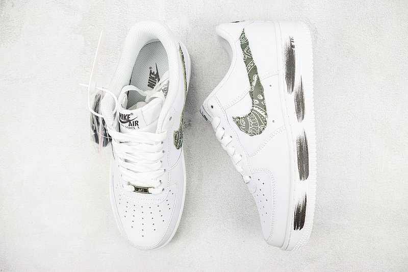 Nike Air Force 1 Low "Paisley/White/Black" фото № 6