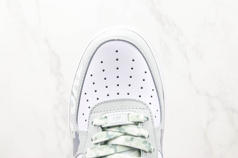 Nike Air Force 1 Low "Love and Flowers White/Grey/Black" фото № 4