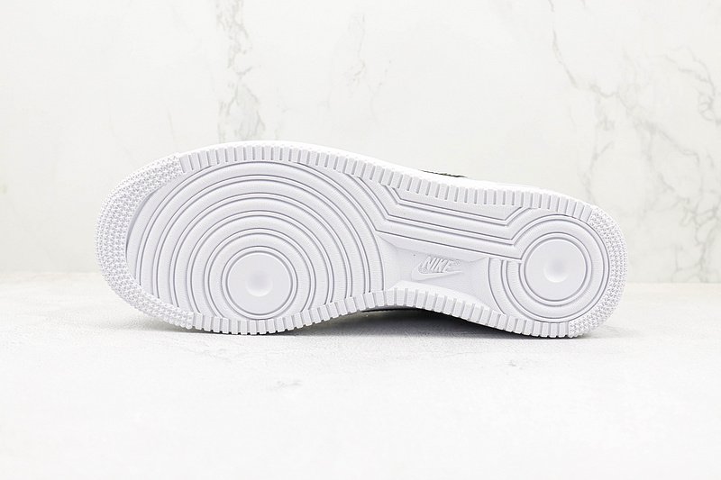 Nike Air Force 1 Low "Love and Flowers White/Grey/Black" фото № 8