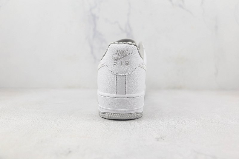 Nike Air Force 1 Low "White/Light Grey/Cream Swoosh" фото № 9