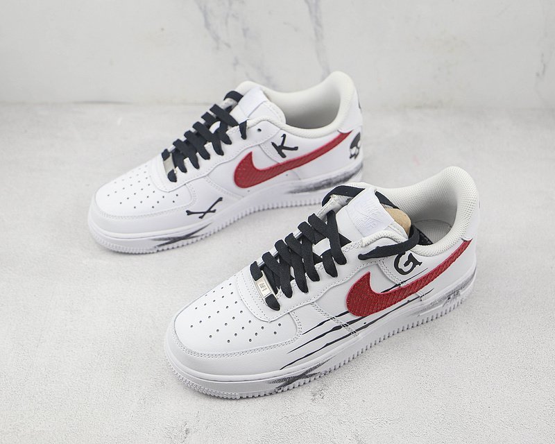 Nike Air Force 1 Low "White/Red/Black Claws" фото № 5
