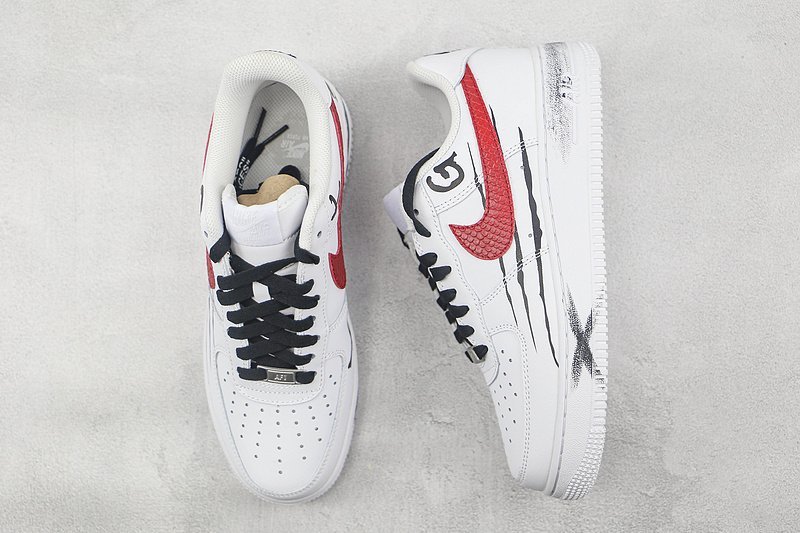 Nike Air Force 1 Low "White/Red/Black Claws" фото № 6