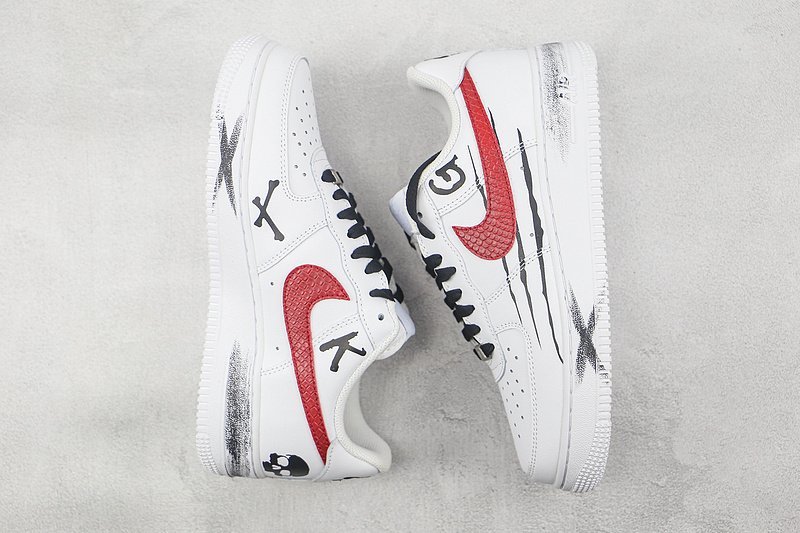 Nike Air Force 1 Low "White/Red/Black Claws" фото № 7