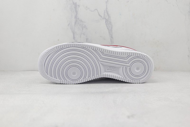 Nike Air Force 1 Low "White/Red/Black Claws" фото № 8