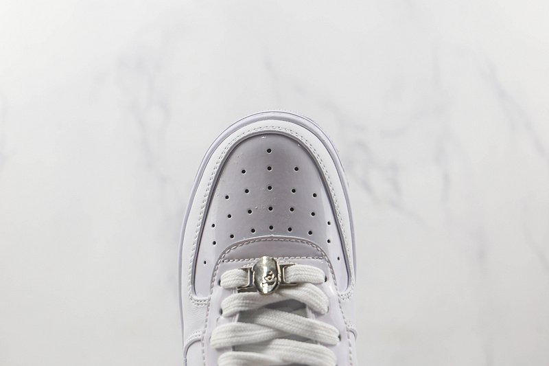 A Bathing Ape x Nike Air Force 1 Low "Triple White Sta" фото № 4