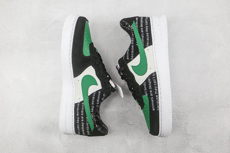 Nike Air Force 1 Low "Ignorant Green Malachite/Black" фото № 7