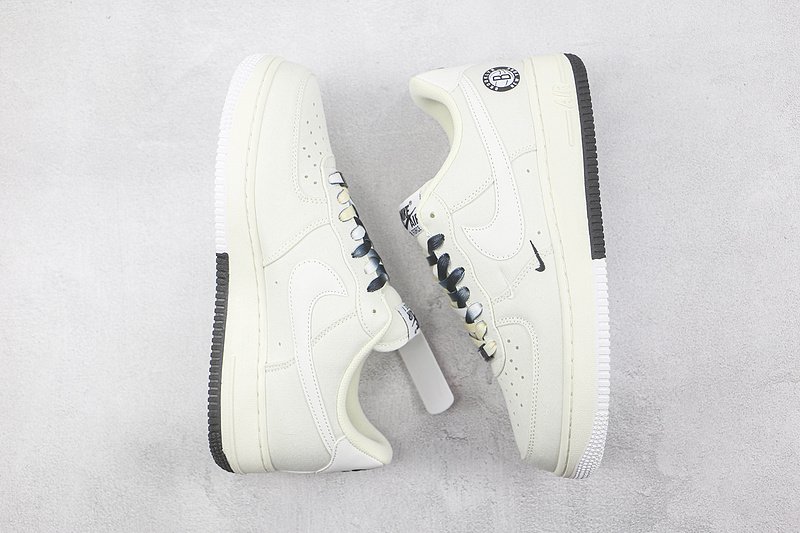 Nike Air Force 1 Low "Broklyn Rice White/Black" фото № 7