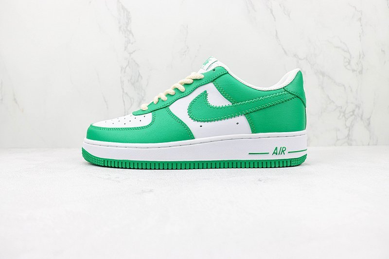 Nike Air Force 1 Low "White/Green" фото № 2