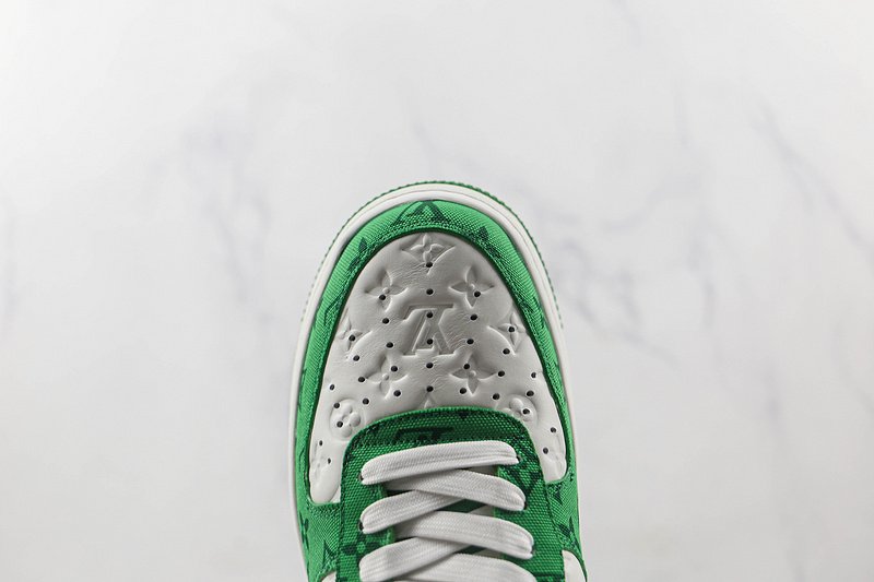 Louis Vuitton x Nike Air Force 1 Low "Green/White" фото № 4