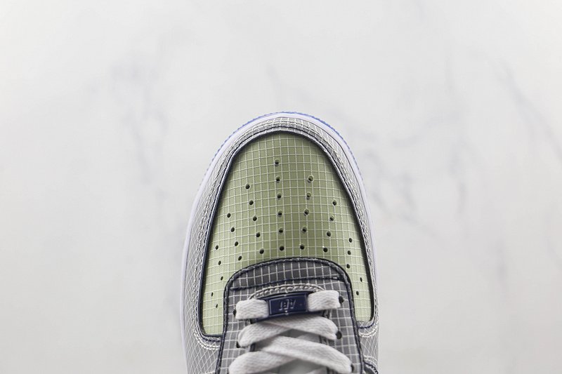 Union x Nike Air Force 1 07 Low "Grey/White/Green" фото № 3