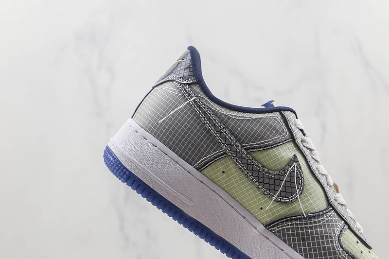 Union x Nike Air Force 1 07 Low "Grey/White/Green" фото № 4