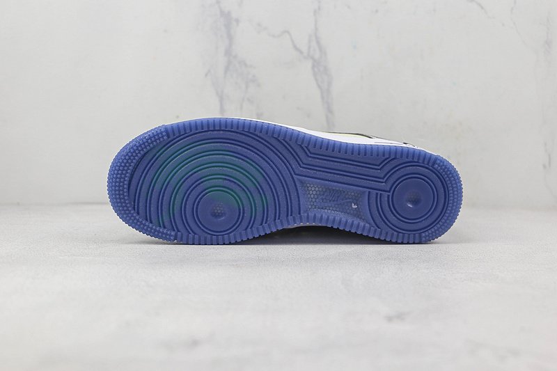 Union x Nike Air Force 1 07 Low "Grey/White/Green" фото № 8