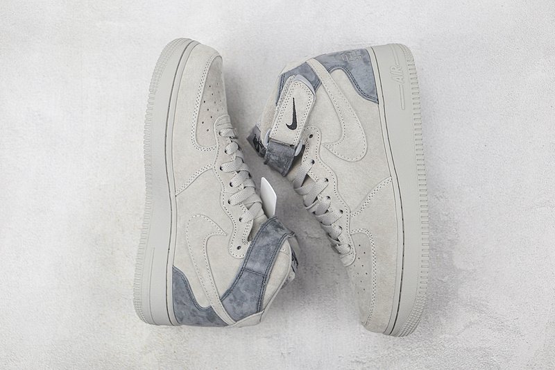 Reigning Champ x Nike Air Force 1 Mid "Grey/Dark Grey" фото № 6
