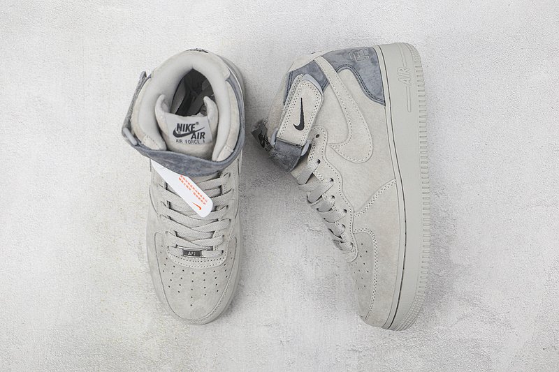 Reigning Champ x Nike Air Force 1 Mid "Grey/Dark Grey" фото № 7