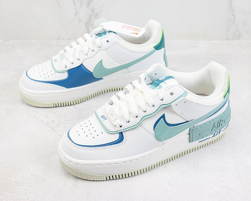 Nike Air Force 1 Shadow "White/Blue Whisper" фото № 5