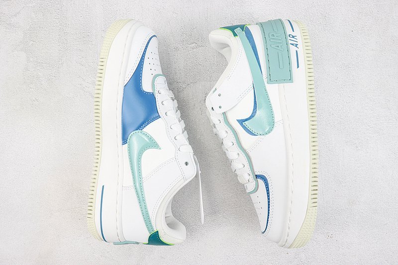 Nike Air Force 1 Shadow "White/Blue Whisper" фото № 6
