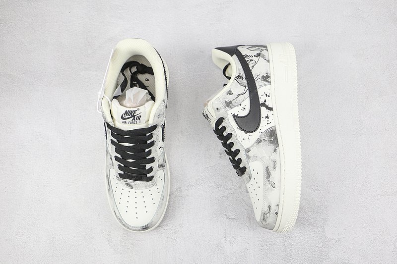 Nike Air Force 1 07 Low "Beige/Black" фото № 7