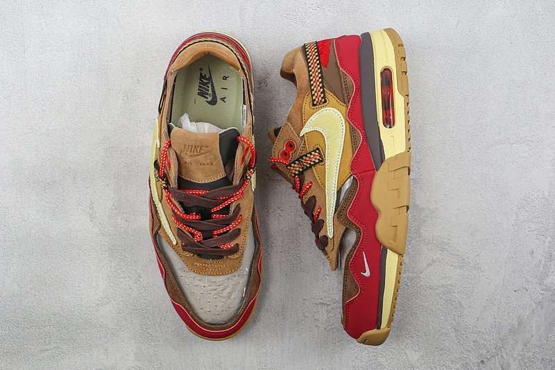 CLOT x Nike Air Max 1 "Red/Brown/Grey/Yellow" фото № 6