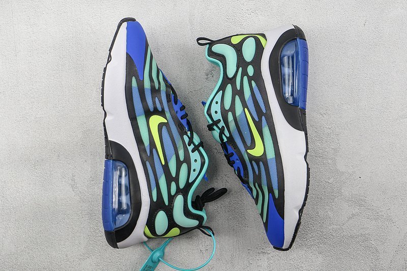 Nike Air Max 200 "Black/Bluе/Green" фото № 5