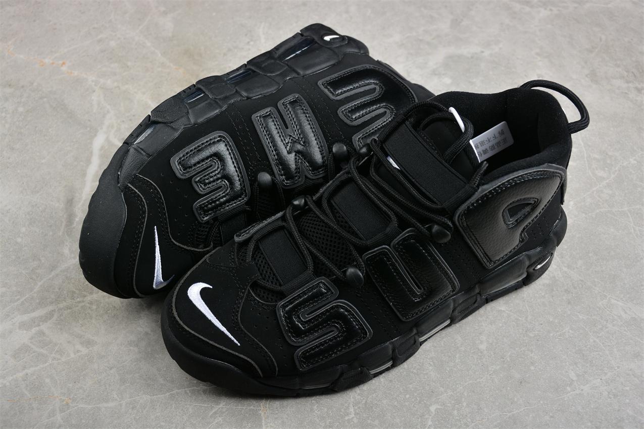 Nike Air More Uptempo "Black" фото № 6