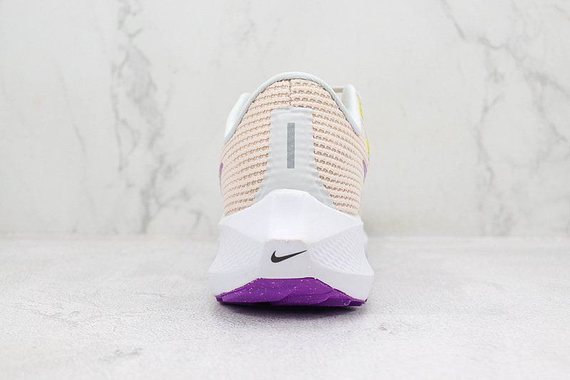 Nike Air Zoom Pegasus 40 "White/Purple/Orange Mesh" фото № 9