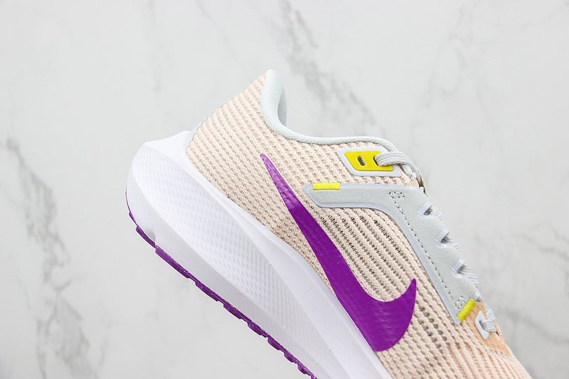 Nike Air Zoom Pegasus 40 "White/Purple/Orange Mesh" фото № 3