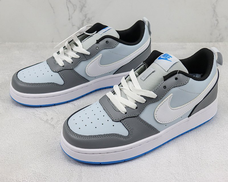 Nike Court Borough Low 2 "Grey/Blue/White" фото № 5