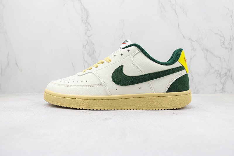 Nike Court Vision Low "Sail Pro Green/Opti-Yellow" фото № 2
