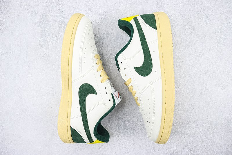 Nike Court Vision Low "Sail Pro Green/Opti-Yellow" фото № 6