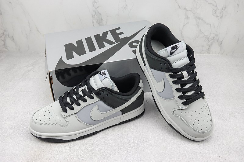 Nike Dunk Low "Light Smoke Grey/Black" фото № 7