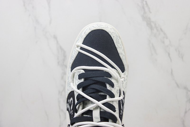 Nike Dunk Low "White/Black Paisley" фото № 4