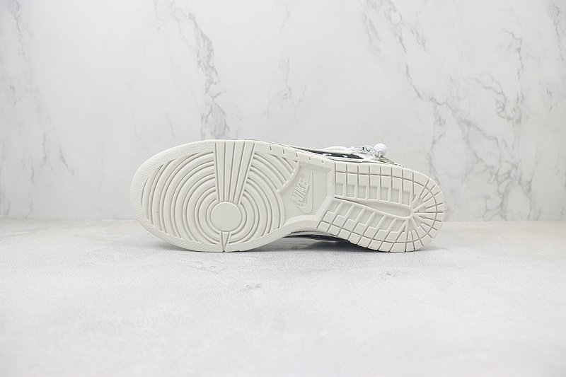 Nike Dunk Low "White/Black Paisley" фото № 8