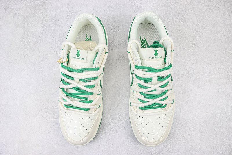 Louis Vuitton x Nike Dunk Low "Shamrock/Cream White/Golden" фото № 7