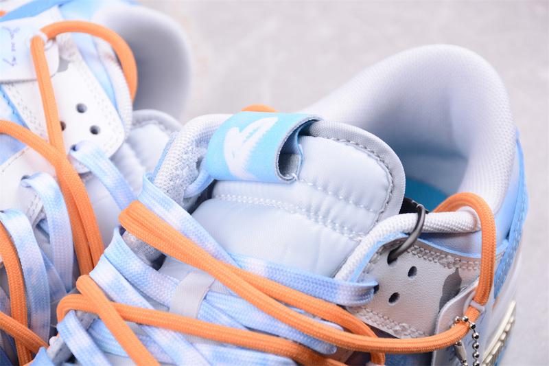 Nike Dunk Low Retro "Platinum/Blue Sky/Orange" фото № 5