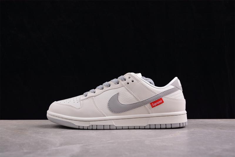 Supreme x Nike Dunk Low "Beige/Gray" фото № 5