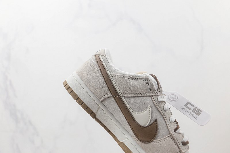 Nike Dunk Low SE 85 Double Swoosh "Grey/Brown" фото № 4