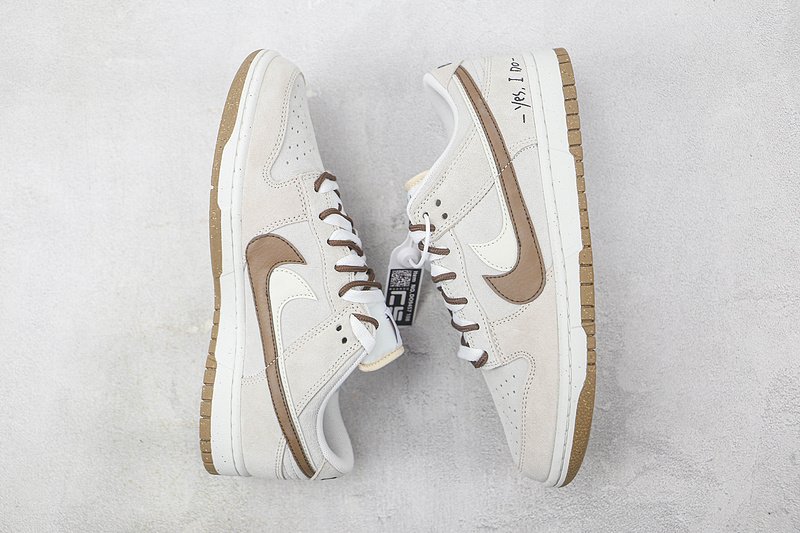 Nike Dunk Low SE 85 Double Swoosh "Grey/Brown" фото № 7