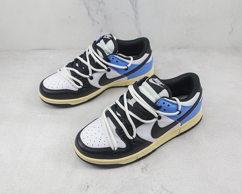Nike SB Dunk Low Retro XD "Black/White/Blue-Beige" фото № 5