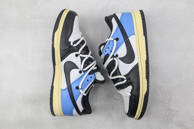 Nike SB Dunk Low Retro XD "Black/White/Blue-Beige" фото № 7
