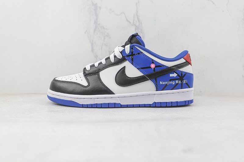 Nike SB Dunk Low "Royal Blue/White/Black" фото № 2