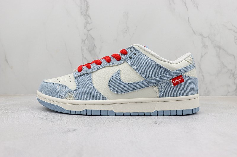 Levis x Nike SB Dunk Low "Jeans Blue" фото № 2