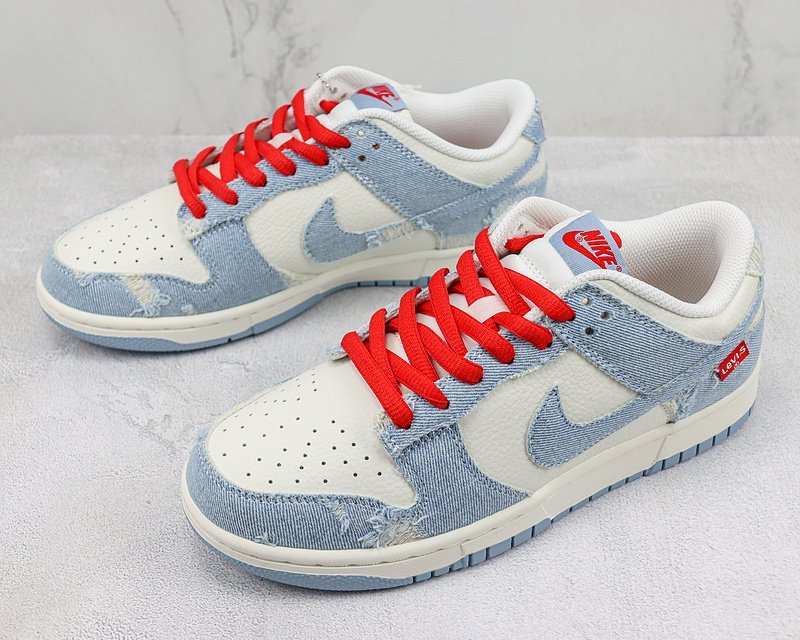 Levis x Nike SB Dunk Low "Jeans Blue" фото № 5
