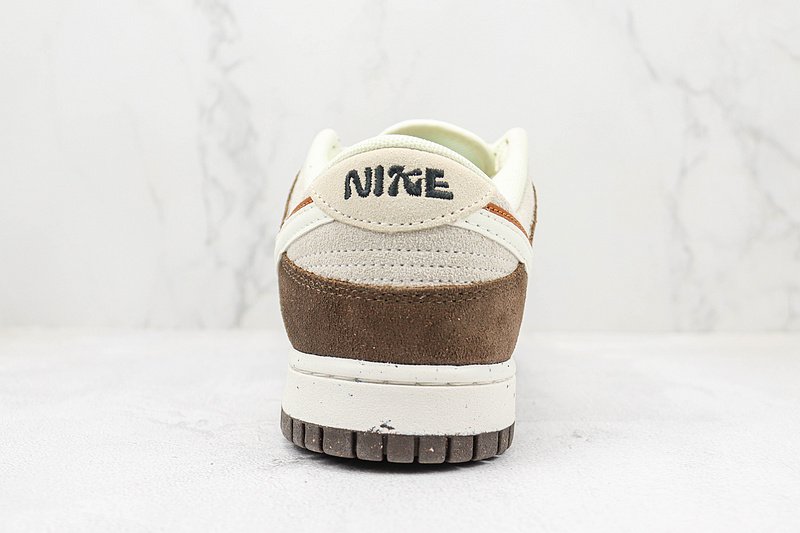 Nike Dunk Low Double Swoosh "Sail Brown" фото № 8