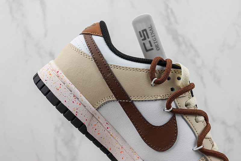 Nike Dunk Low "Multi-Swoosh/Brown" фото № 3