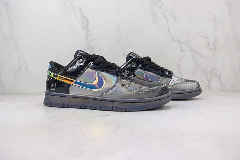 Nike Dunk Low "Hyperflat/Black" фото № 6