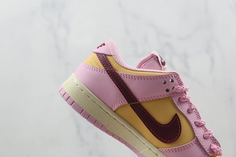 Nike Dunk Low GS "Pink/Yellow/Red" фото № 4