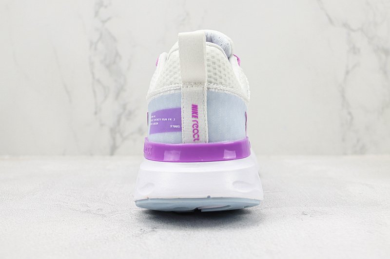 Nike React Infinity Run Flyknit 3 "Grey/Rush Fuchsia" фото № 9