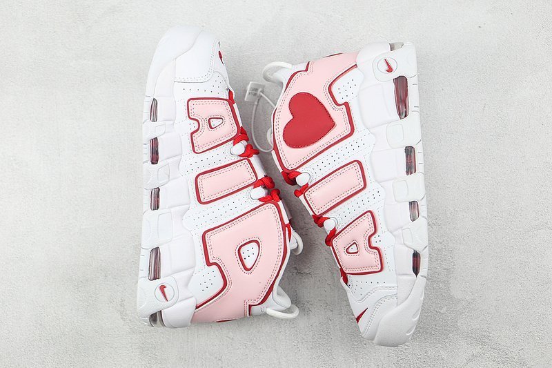 Nike Air More Uptempo 96 QS "White/Pink/Red Love" фото № 7