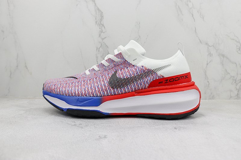 Nike ZoomX Invincible Run Flyknit 3 "White/Blue/Red" фото № 2